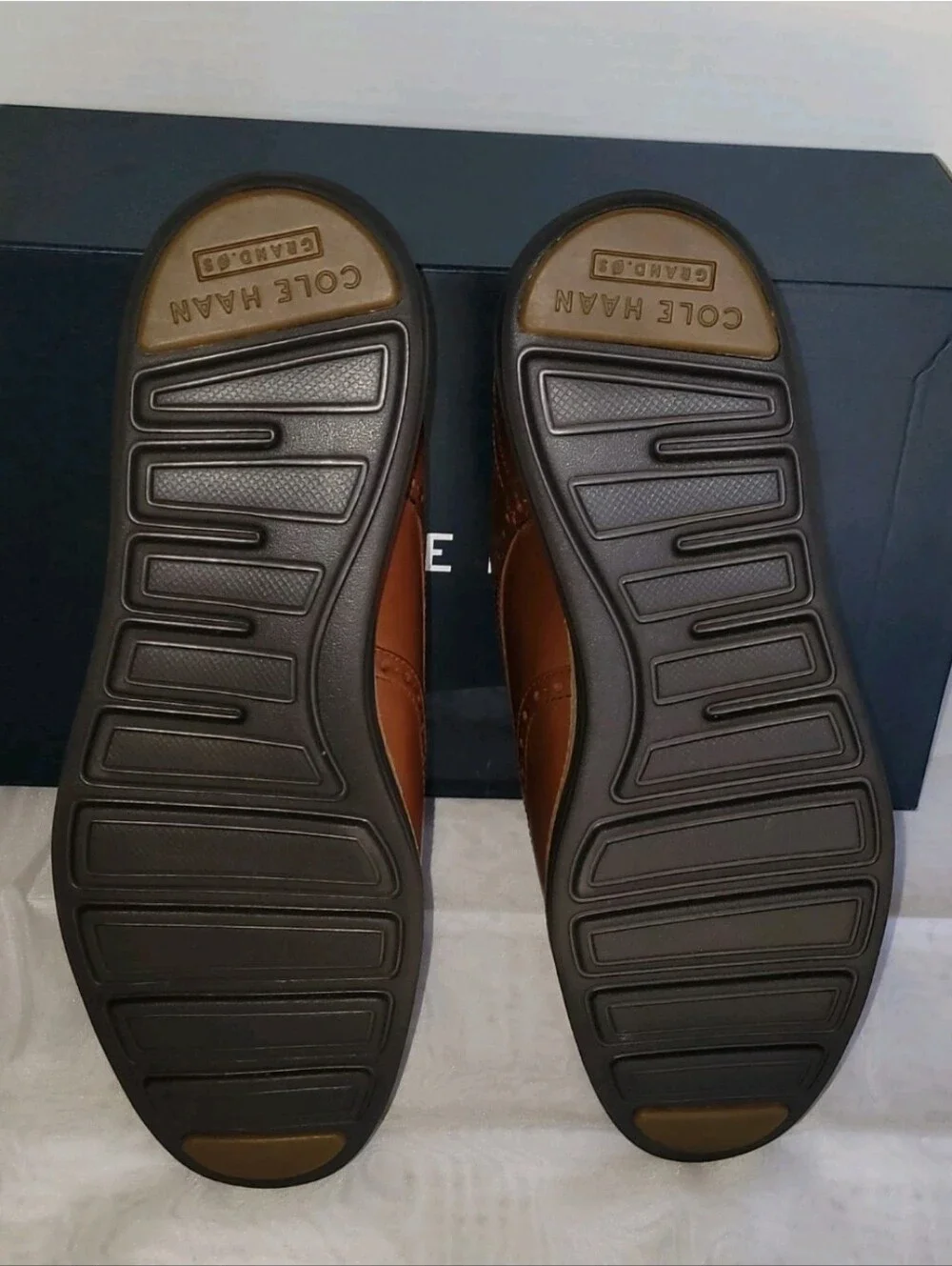 Cole Haan Original Grand Tour Wing Oxford - Woodbury Java, Size 10 Men's